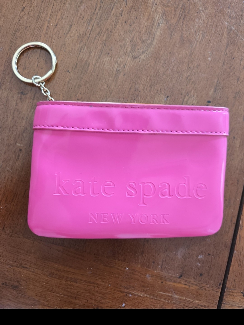 Kate Spade Pink Coin Purse With Keyring